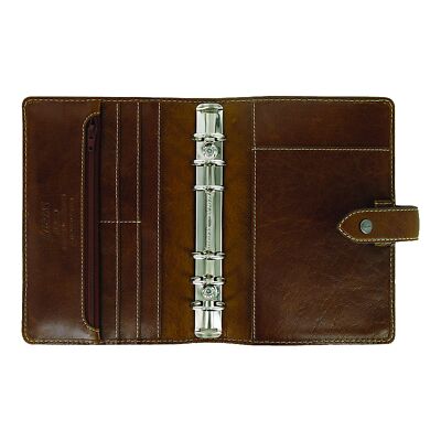 Filofax 2022 Malden Personal Organizer Leather Ochre Paper Size 6.75 x 3.75 NEW