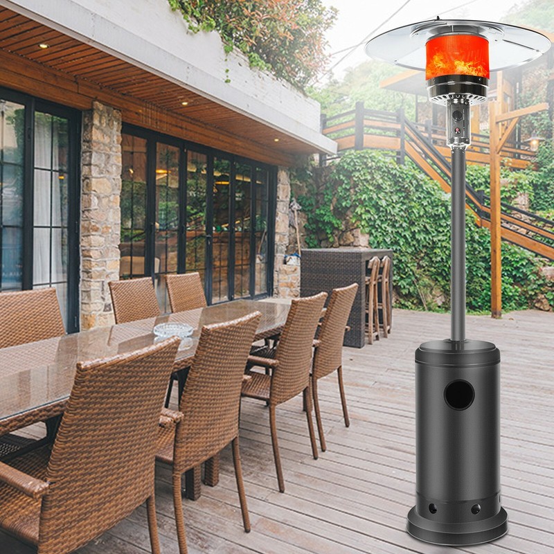 Premium Wheeled Propane Heater 46,000 BTU Indoor Outdoor Patio Heater Gas Heater