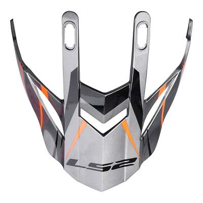 New LS2 MX436 Pioneer Evo Helmet Peak Knight Titanium Orange #LS2Z800436PEK19
