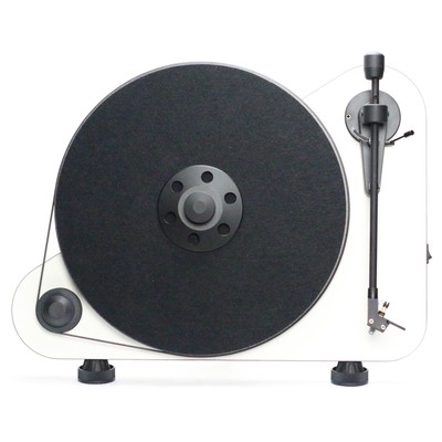 Pro-Ject: Vertical Turntable Right w/ Bluetooth - White (VT-E BT R) -  Open Box