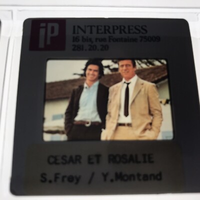 CESAR ET ROSALIE (R. Schneider Y. Montand) -  DIAPOSITIVE PRESSE - PRESS SLIDE