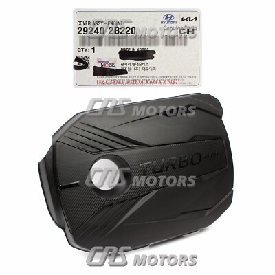  GENUINE  Engine Cover for 2019-2023 Kia Forte Seltos Soul 1.6L Turbo 292402B220