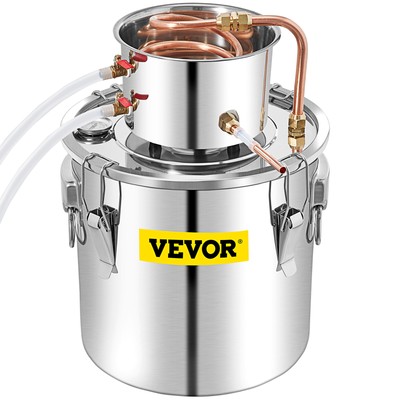VEVOR 13.2Gal Alcohol Distiller Water Wine Distiller Brewing Kit w/ Water Pump