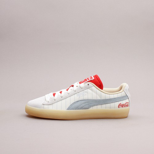 

Новые мужские туфли Puma Suede x Coca Cola Ivory Glow Slate Rare Limited Limited 387049-01, Белый
