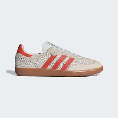 Adidas Samba OG Shoes Original Sneaker Crystal White/Preloved Red IG1380 US 4-12