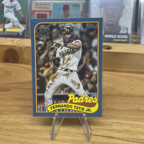 稀少TATIS JR. 2024 Topps Series 1 #89B-10 FERNANDO TATIS JR. Blue 1989