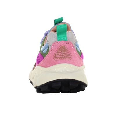Pre-owned Flower Mountain A24us Women Low Sneakers 0012017817.01.1e97 Yamano 3 Woman In Pink