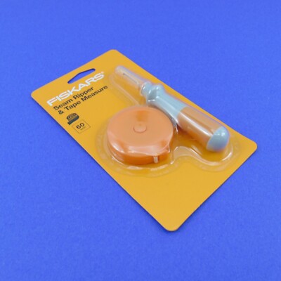 Fiskars Seam Ripper Tape Measure Stitch Threader Tailors Seamstress Sewing Set