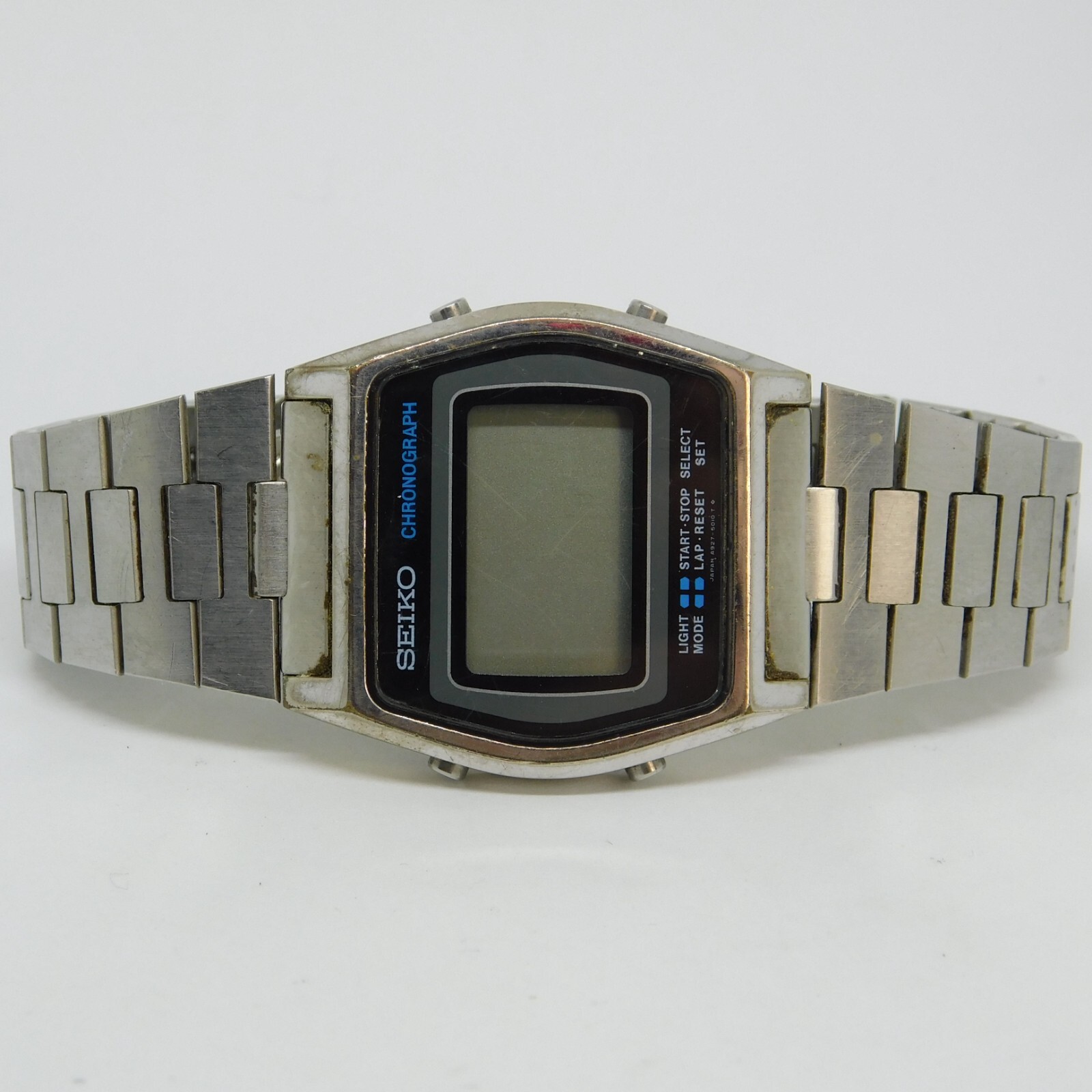 SEIKO SQ A927-5010 Chronograph Quartz Digital Men's Watch Sz