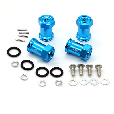 4pcs Al Alloy Hexagonal Coupling for 1/16 Mini E-REVO/slash/Rally/Summit RC Car