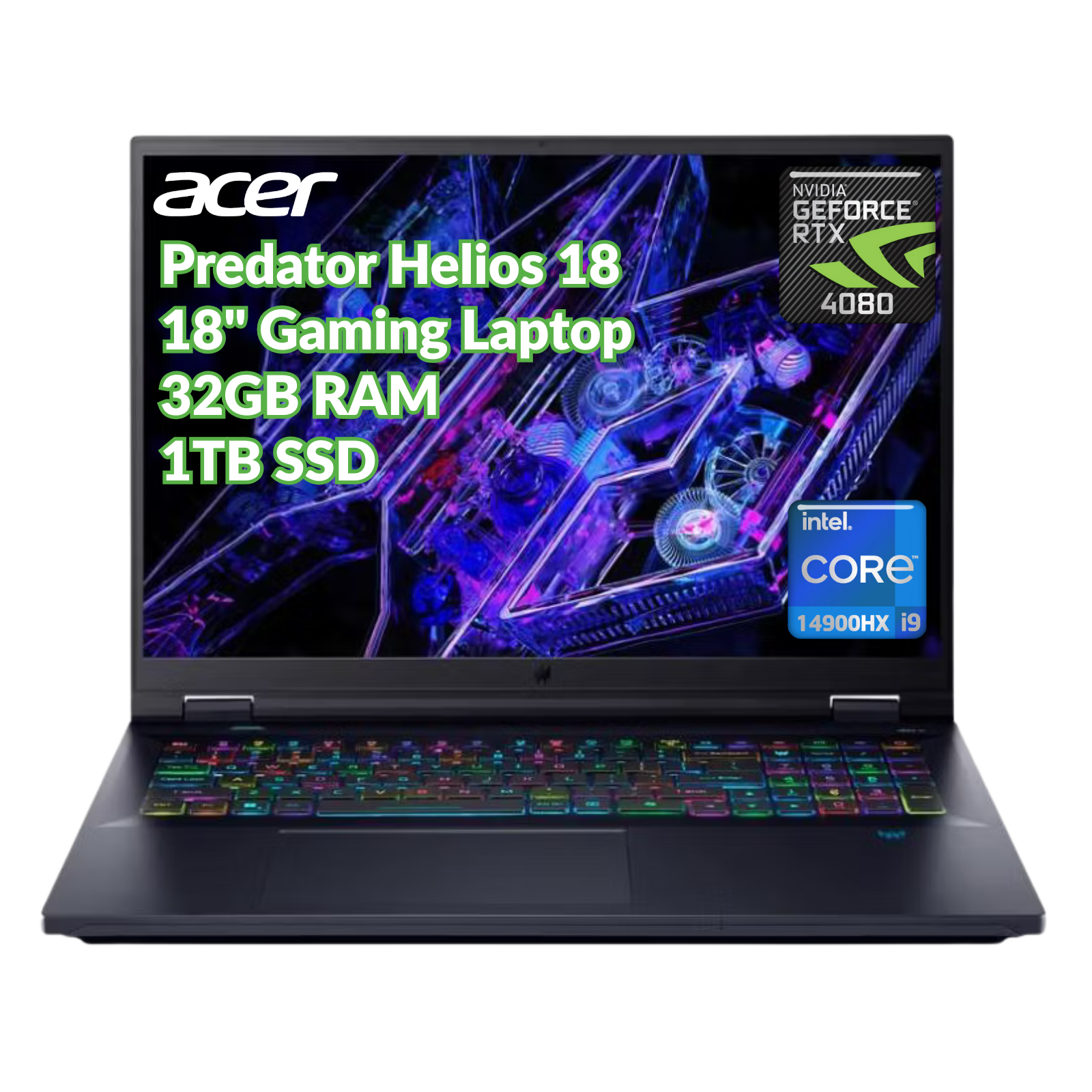Windowsノート本体 Acer Predator Helios i9/RTX4080/32GB/2TB Acer Predator Helios 18