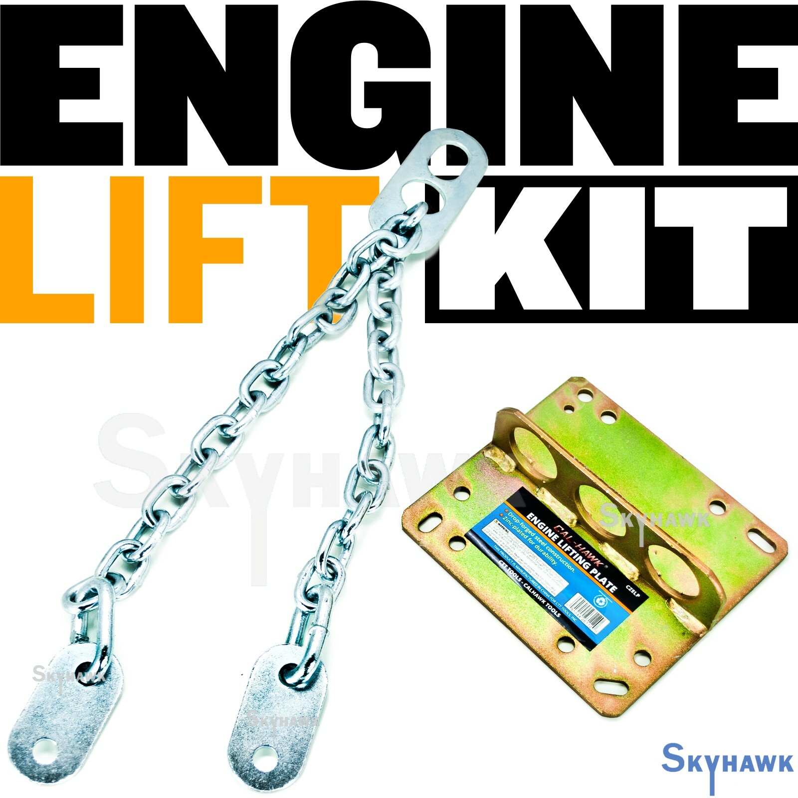 Engine Lift Plate And Lifting Sling Bracket Hoist Sbc Bbc Lsx Engine