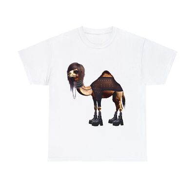 PERSONSOUL Tシャツ メタシンボルロゴ Animals T-Shirt レトロ Streetwear Designer Adult T-Shirt Gothic Camel Emo Punk