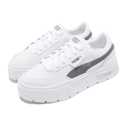 

Puma Mayze Stack Wns White Grey Женская повседневная обувь на платформе Lifestyle 384363-08, Белый, Mayze Stack Wns