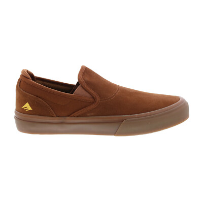 

Emerica Wino G6 Slip-On 6101000111212 Мужские коричневые замшевые кроссовки для скейтбординга, Коричневый, Emerica Wino G6 Slip-On