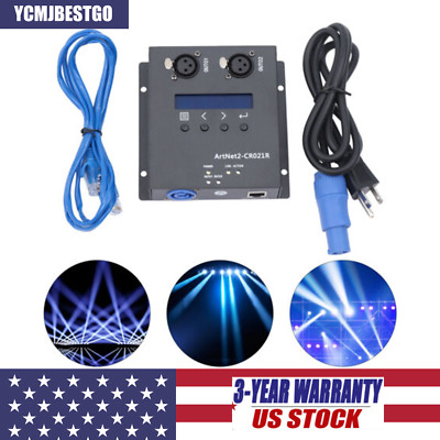 Pknight ArtNet DMX 512 Ethernet Lighting Controller Interface Easy to Install 