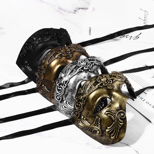 Masquerade Mask for Men Phantom Of The Opera Half Face Venetian Costume Masks