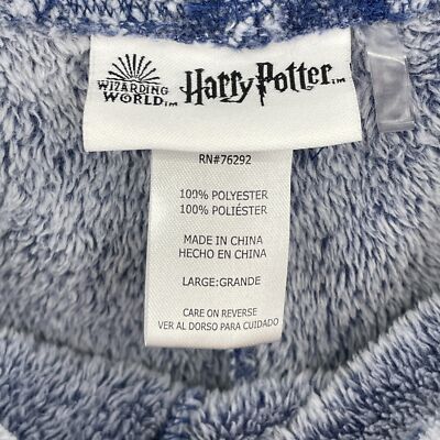 WIZARDING WORLD HARRY POTTER Fleect Jogger AOP Lounge Set Sweater Sweats Size L