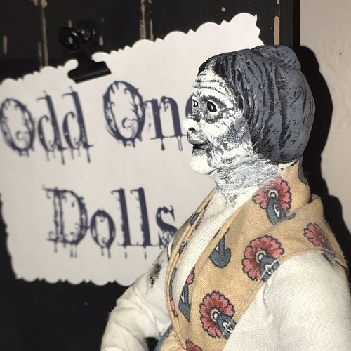 Mother Norma Bates Psycho Bates Motel Ooak Gothic Goth Inspired Horror Doll