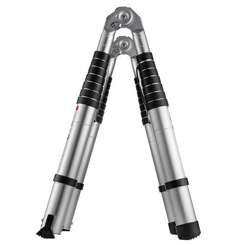 16.5FT Multi Purpose Folding Step Ladder Aluminium Extension Telescoping Ladder