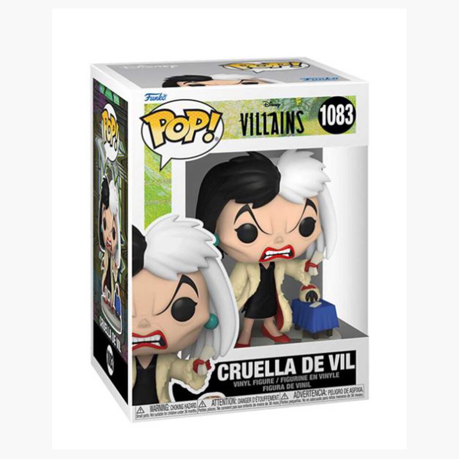Виниловая фигурка Funko Disney Villains POP Cruella de Vil НОВАЯ В НАЛИЧИИ