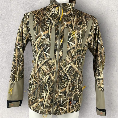Browning Jacket Large Dirty Bird Mossy Oak Shadow Grass Blades Camo Hunting R1