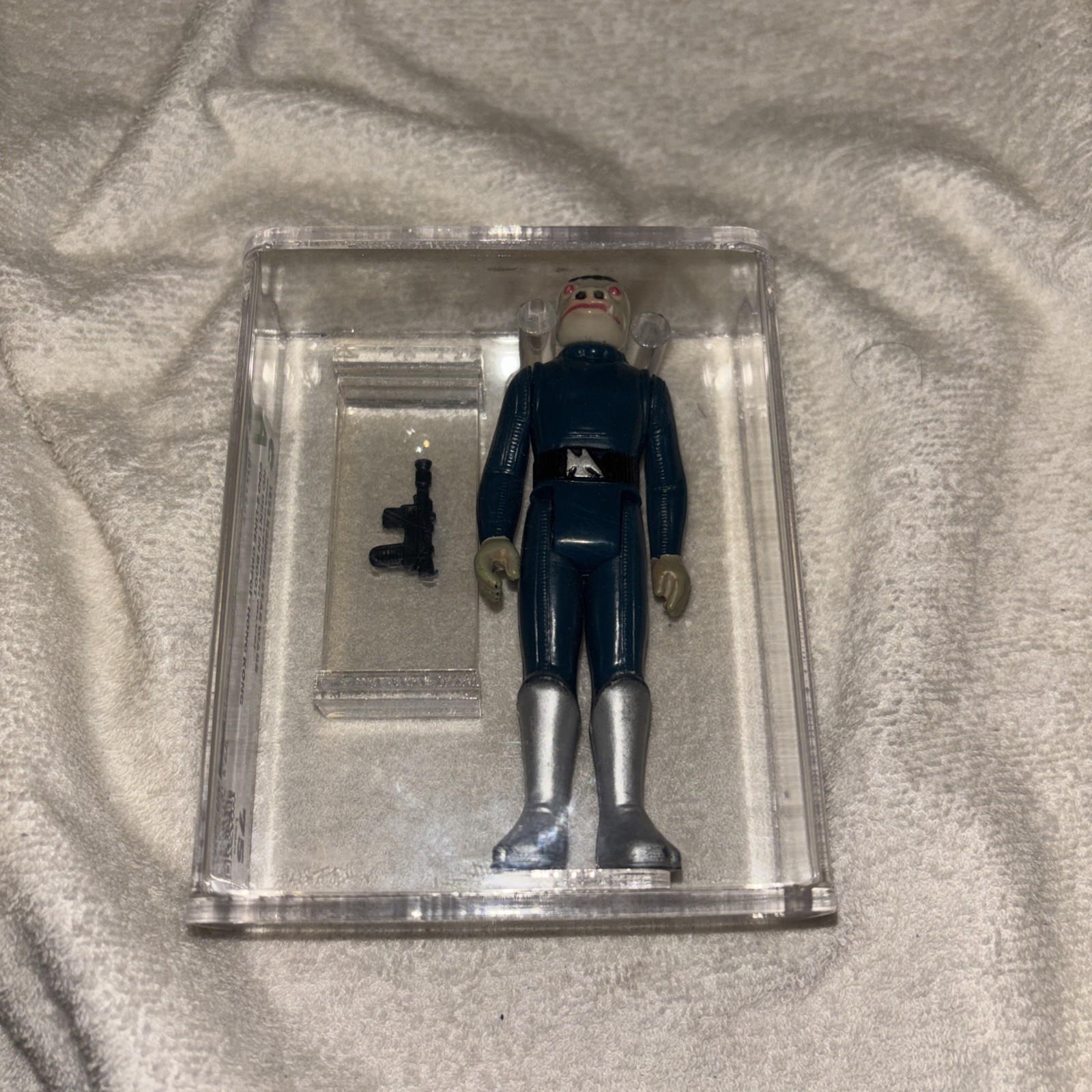 1979 Star Wars Blue Snaggletooth (no toe dent) graded CAS 75 
