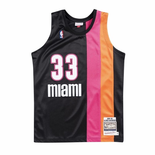 Мужская Mitchell & Ness NBA Authentic Jersey Miami Heat 2005-06 Alonzo Mourning