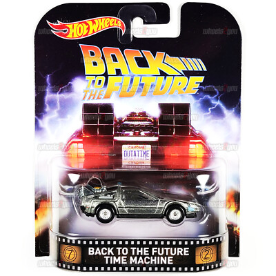 2016 Hot Wheels BACK TO THE FUTURE TIME MACHINE Delorean 1:64 HW Mattel DJF49