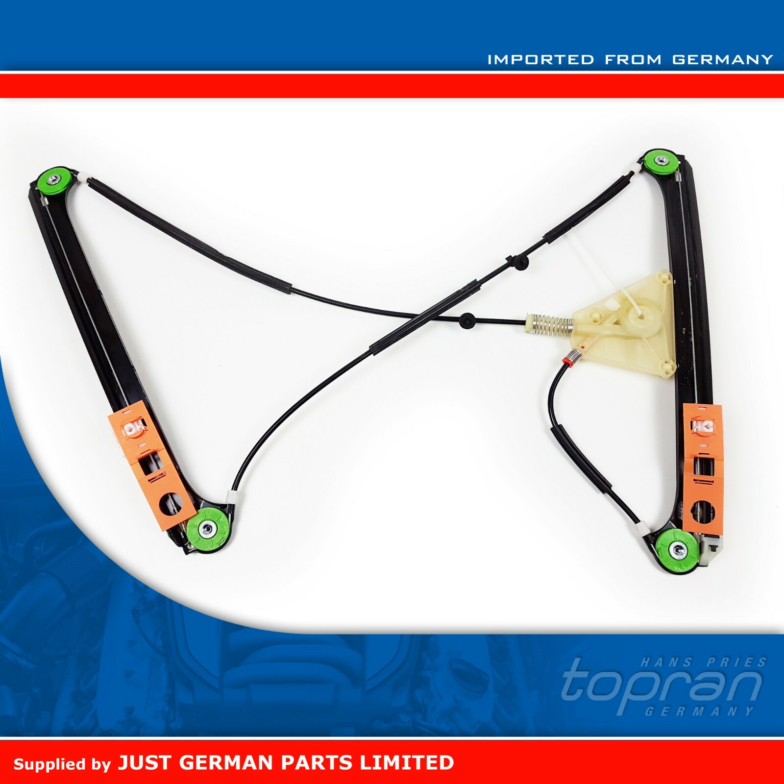 Audi A3 8P1 2 Door [2004-13] Front Drivers O/S Right Electric Window Regulator