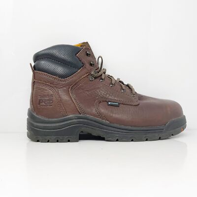 

Timberland Pro Mens Titan 6 26078 Коричневые водонепроницаемые рабочие ботинки из сплава с носком, размер 9,5 Вт, Коричневый, Titan
