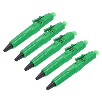 LC/APC Fiber Optic Quick Connector Single Mode Cable 5 Pack Fast CATV Connect
