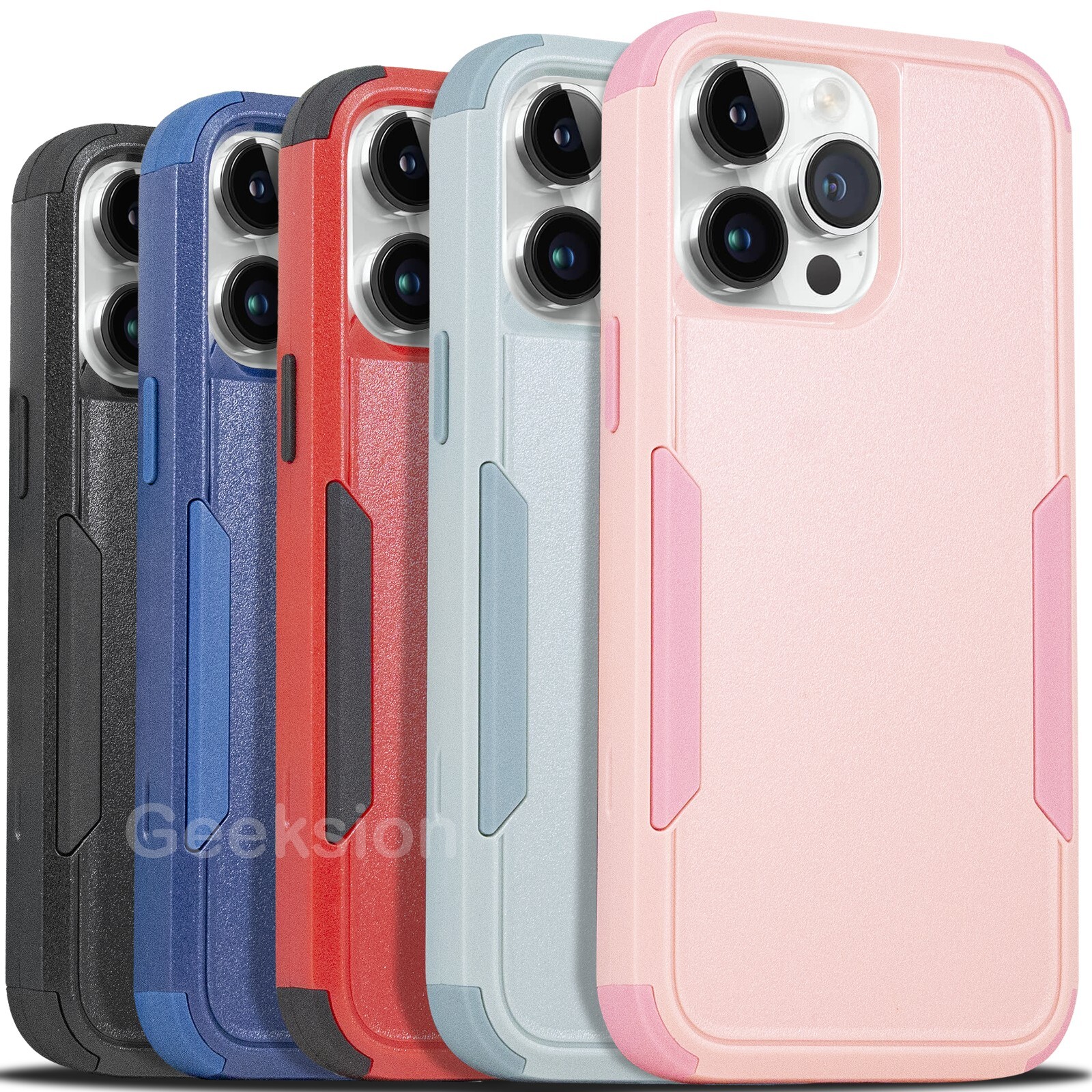 For iPhone 14 13 12 11 Plus Pro Max Shockproof Rugged Hard