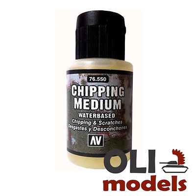 Acrylic CHIPPING MEDIUM Waterbased Chipping/Scratches 35ml Bottle  Vallejo 76550