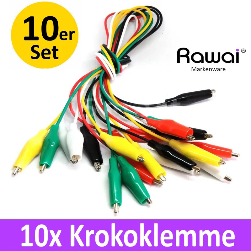 Krokodilklemmen BrÃ¼Cke Kroko PrÃ¼Fklemmen PrÃ¼F Kabel Klemme Messleitung Messkabel