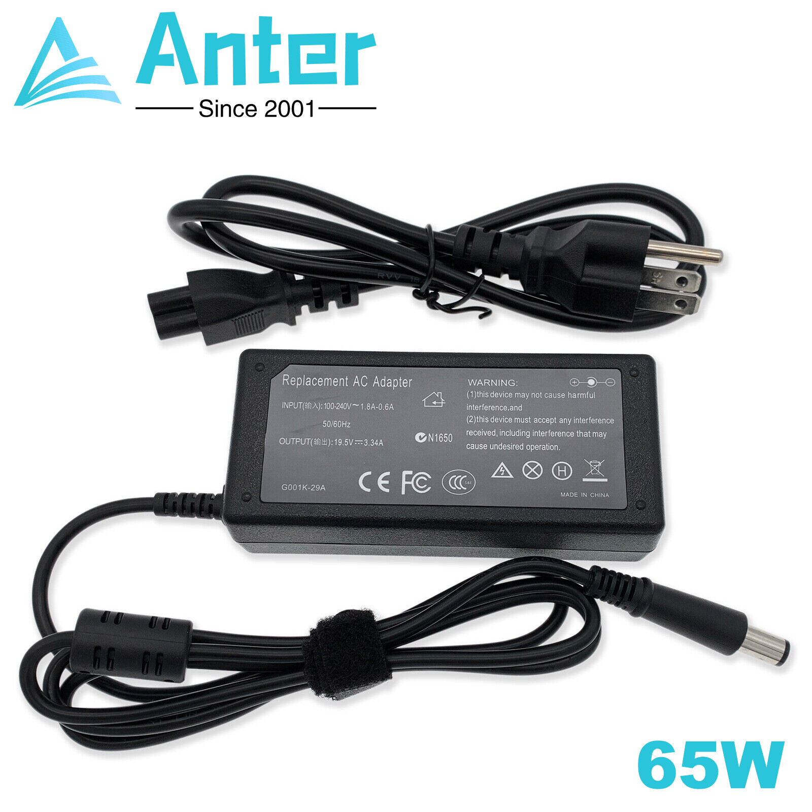 Charger Power Cord For Dell Inspiron 13z (5323) 14z (5423) 15 (1525)