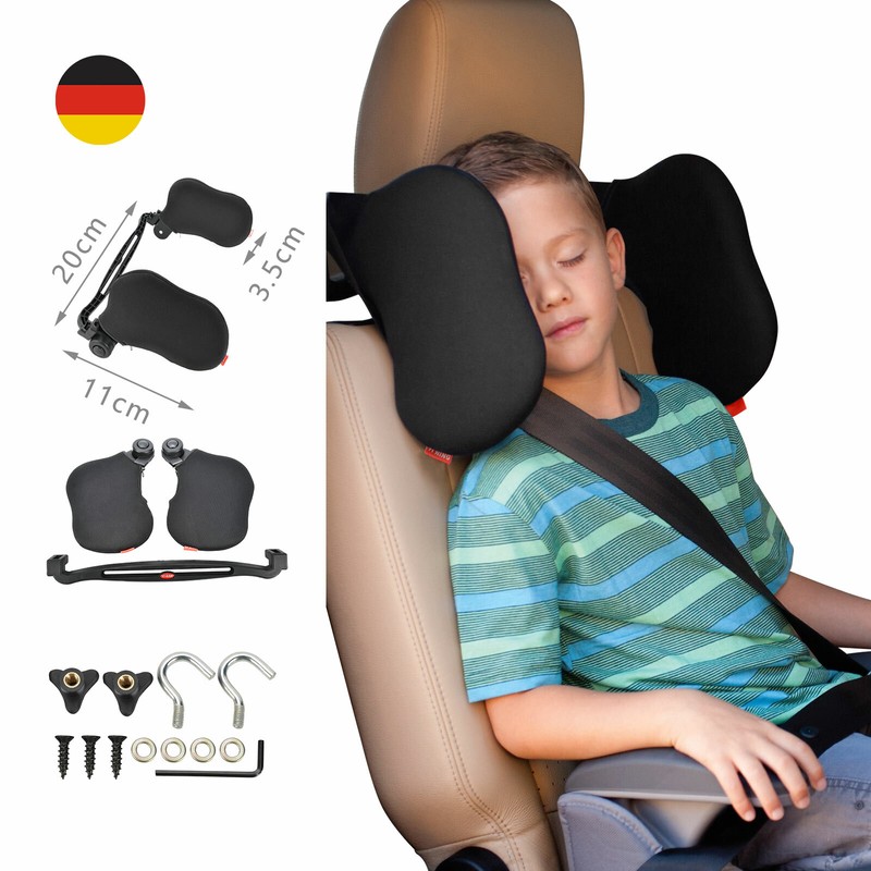 Autositz Kopfstütze Nackenkissen Kissen Nackenstützen Stützkissen Einstellbar