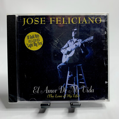 Jose Feliciano CD El Amor de mi Vida 2000 Malagena Rain Light My Fire New Sealed