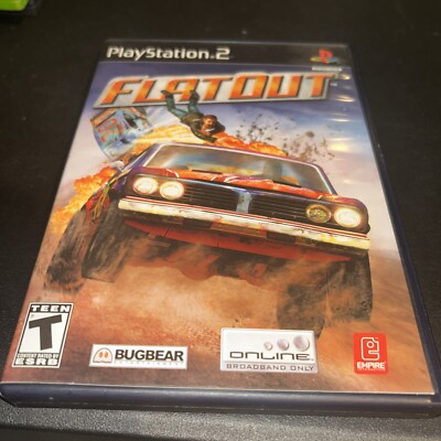 FlatOut Sony PlayStation 2 PS2 Game Tested & Complete