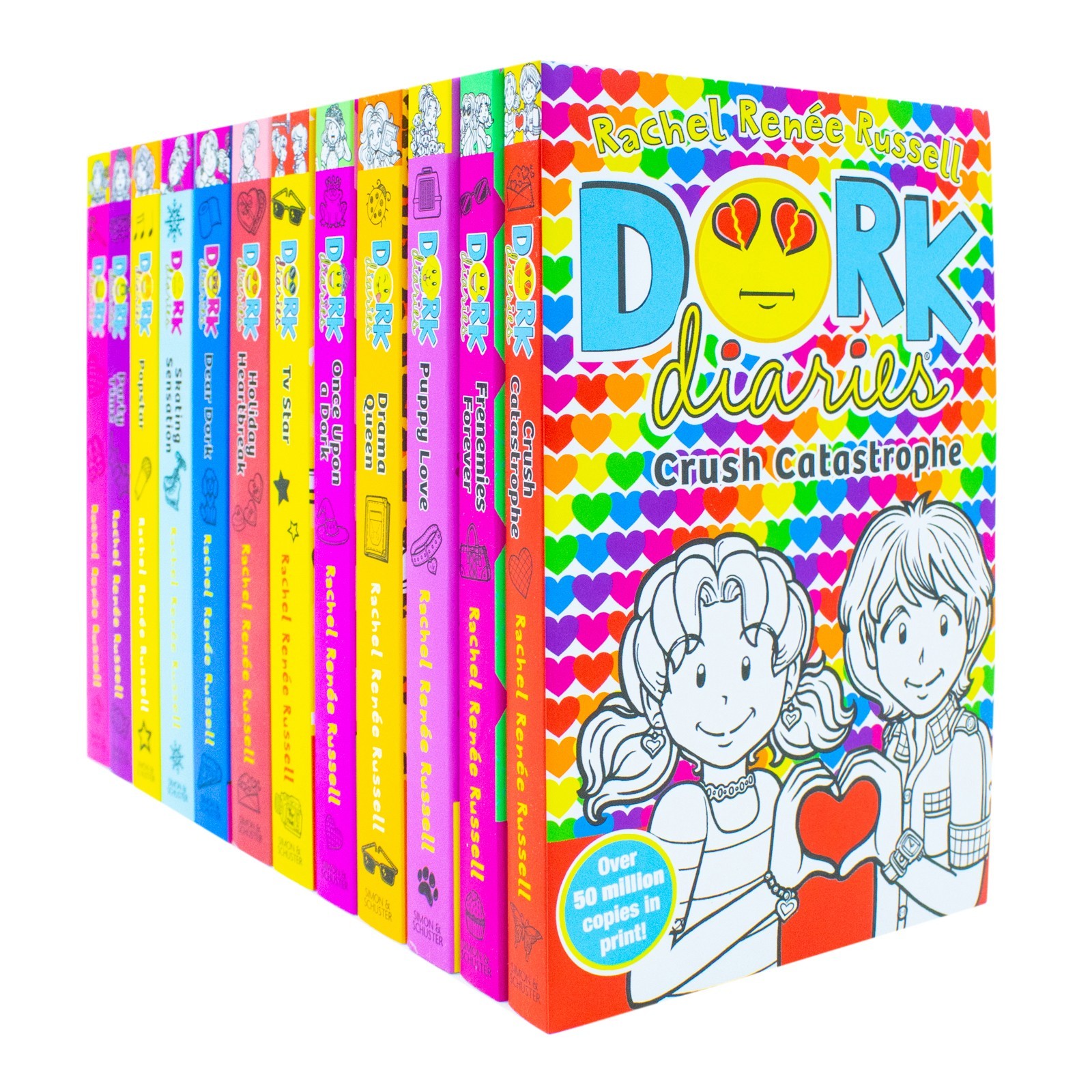 Dork Diaries Series 1-12 Collection Set by Rachel Renee
