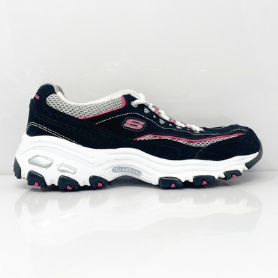 

Skechers Womens D Lites Life Saver 11860 Черная повседневная обувь Кроссовки Размер 7, Черный, D Lites Life Saver