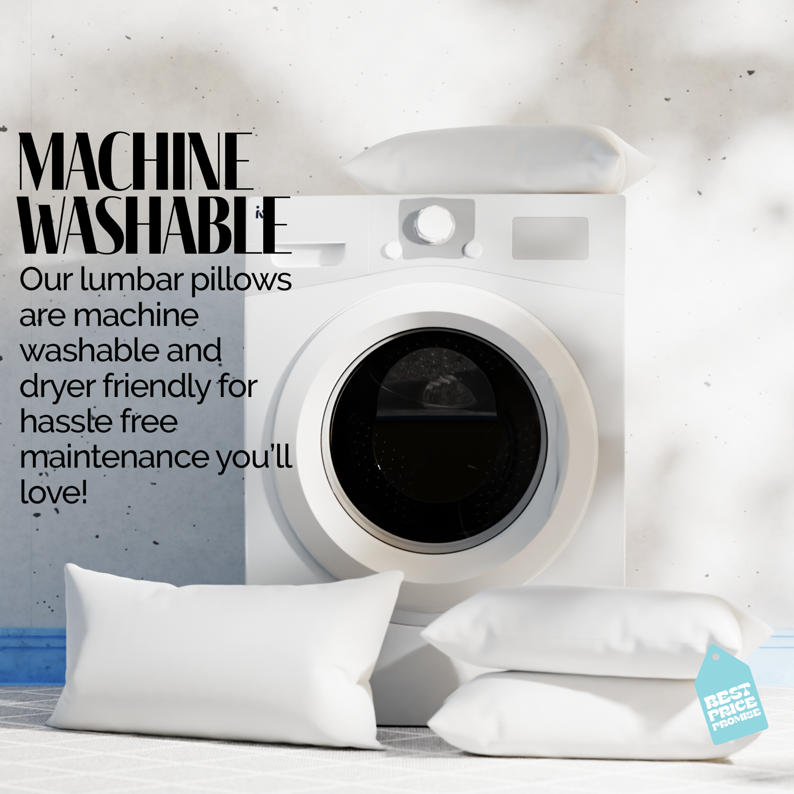 Down Alternative King Standard Queen Bed Pillows Hypoallergenic USA Made 4-Pack