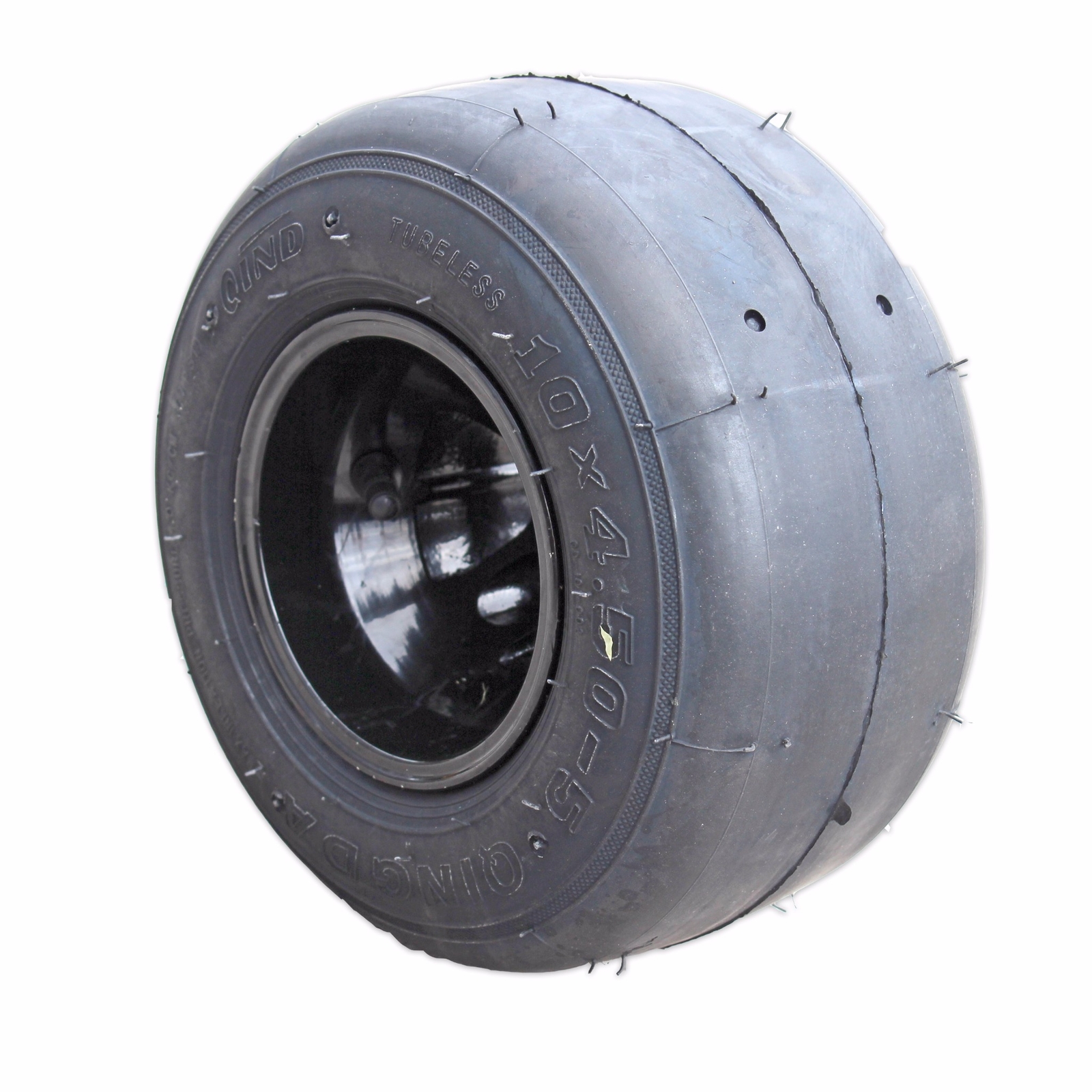 Set (x4) Slick road tire / tyre and rim Wheels 10x4.505 11x7.105 Go