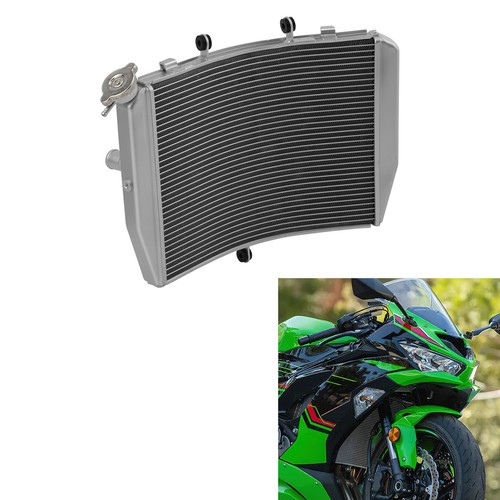 ②  collm Black Radiator Cooler Engine Cooling Fit For KAWASAKI NINJA