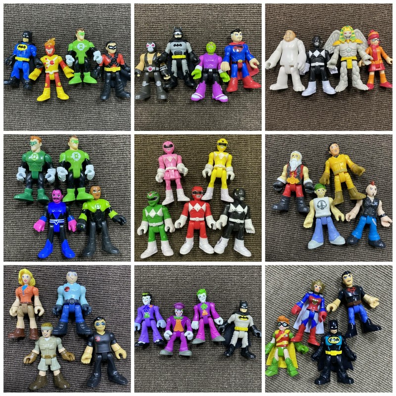 Lots Sets Of Imaginext  Super Friends Greeen Lanter Batman Heroes Figure Toy