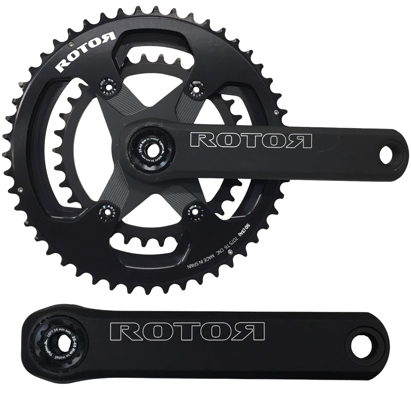 Rotor NS24 shimano GRX コンバーチブルクランク Rotor NS24 shimano GRX コンバーチブルクランク NS24 Shimano