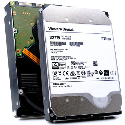 WD Ultrastar DC HC570 22TB SAS 3.5'' Enterprise HDD - WUH722222AL5204 0F48052