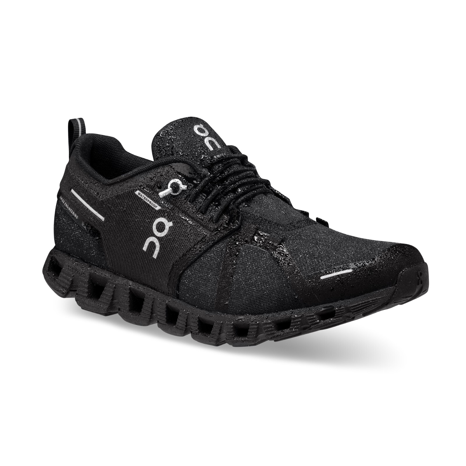 Pre-owned On Cloud 5 Waterproof All Black 59.98838 Cloudtec Women's Lifestyle Shoes