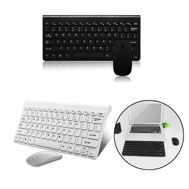 Für PC Computer Kabellos Funk USB Wireless Keyboard Tastatur und Maus Bluetooth.