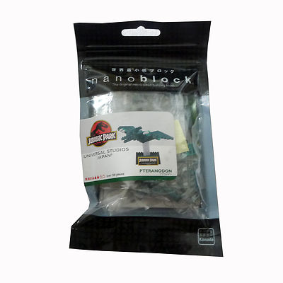NANOBLOCK UNIVERSAL STUDIOS JAPAN JURASSIC PARK FREE SHIPPING